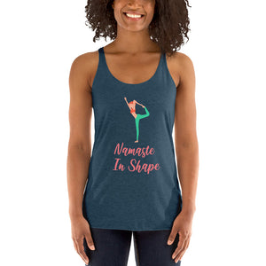 'Namaste In Shape' Yoga Women's Racerback Tank