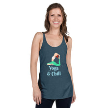 Load image into Gallery viewer, &#39;Yoga &amp; Chill&#39; Women&#39;s Racerback Tank
