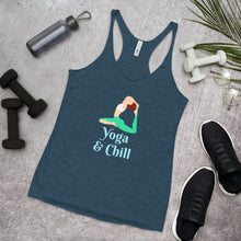 Load image into Gallery viewer, &#39;Yoga &amp; Chill&#39; Women&#39;s Racerback Tank
