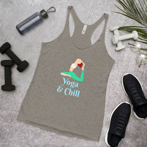 'Yoga & Chill' Women's Racerback Tank