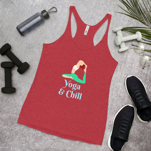 'Yoga & Chill' Women's Racerback Tank
