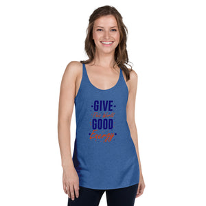 'Give The World Good Energy' Women's Racerback Tank