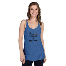 Load image into Gallery viewer, &#39;Runs On Coffee &amp; Red Wine&#39; Women&#39;s Racerback Tank

