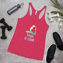 Load image into Gallery viewer, &#39;Yoga &amp; Chill&#39; Women&#39;s Racerback Tank
