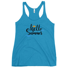 Load image into Gallery viewer, &#39;Hello Summer&#39; Women&#39;s Racerback Tank
