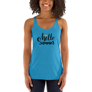 'Hello Summer' Women's Racerback Tank