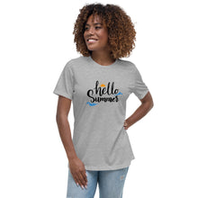 Load image into Gallery viewer, &#39;Hello Summer&#39; Women&#39;s Relaxed T-Shirt
