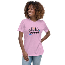 Load image into Gallery viewer, &#39;Hello Summer&#39; Women&#39;s Relaxed T-Shirt
