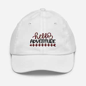 'Hello Adventure' Youth unisex baseball cap