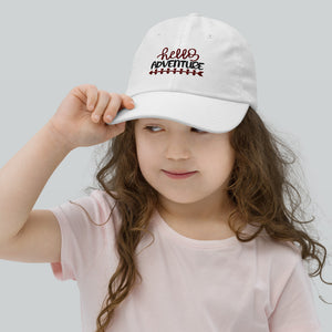 'Hello Adventure' Youth unisex baseball cap