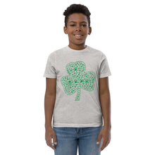 Load image into Gallery viewer, &#39;Paw Leaf Clover&#39; Youth unisex jersey t-shirt
