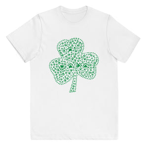 'Paw Leaf Clover' Youth unisex jersey t-shirt