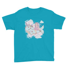 Load image into Gallery viewer, &#39;Narwhal Unicorn Whale Princess&#39; Youth Short Sleeve T-Shirt
