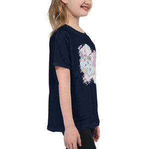 'Narwhal Unicorn Whale Princess' Youth Short Sleeve T-Shirt