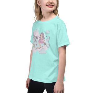 'Narwhal Unicorn Whale Princess' Youth Short Sleeve T-Shirt