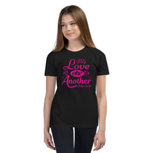 Load image into Gallery viewer, &#39;Love One Another&#39; Unisex Youth Short Sleeve T-Shirt
