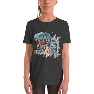 'Dinosaur T-Rex' Unisex Youth Short Sleeve T-Shirt