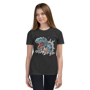 'Dinosaur T-Rex' Unisex Youth Short Sleeve T-Shirt