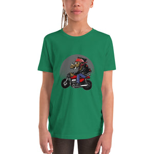 'Motorcycle Hog' Youth Unisex Short Sleeve T-Shirt