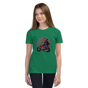 'Motorcycle Hog' Youth Unisex Short Sleeve T-Shirt