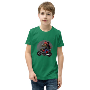 'Motorcycle Hog' Youth Unisex Short Sleeve T-Shirt