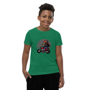 'Motorcycle Hog' Youth Unisex Short Sleeve T-Shirt