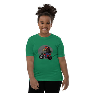 'Motorcycle Hog' Youth Unisex Short Sleeve T-Shirt