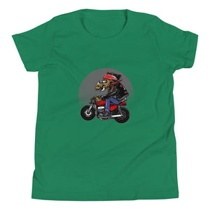 'Motorcycle Hog' Youth Unisex Short Sleeve T-Shirt