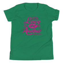 Load image into Gallery viewer, &#39;Love One Another&#39; Unisex Youth Short Sleeve T-Shirt
