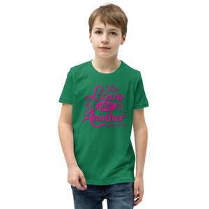 'Love One Another' Unisex Youth Short Sleeve T-Shirt