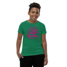 Load image into Gallery viewer, &#39;Love One Another&#39; Unisex Youth Short Sleeve T-Shirt
