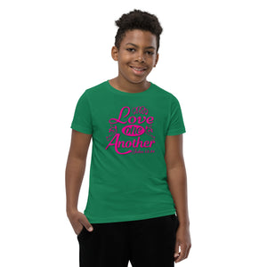 'Love One Another' Unisex Youth Short Sleeve T-Shirt