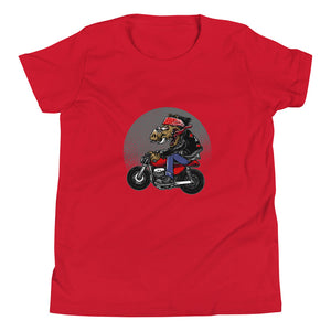 'Motorcycle Hog' Youth Unisex Short Sleeve T-Shirt